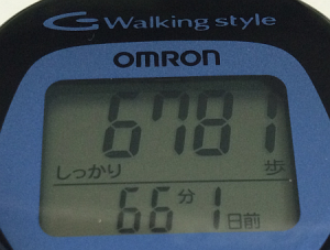 2014 11 28 14.46.20 300x227 オムロンのヘルスカウンタ（歩数計） Walking style HJ 113 が現役復帰！