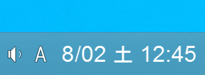 Windows のタスクバーで日付と時間を大きく一行表示させるフリーウエア「TTClock」