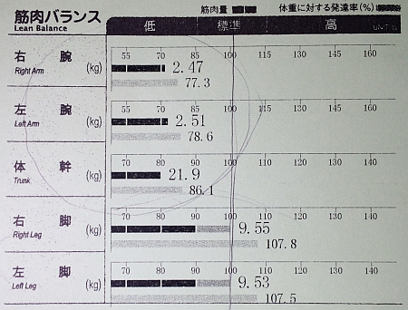 メガロスの「メガロスサポートプラン」で驚きの体成分測定結果