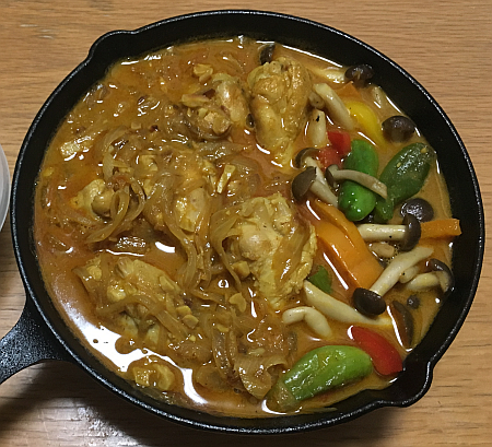 半年間の集大成として市販のルーを使わないスパイシーな「オリジナルカレー」を作ってみました