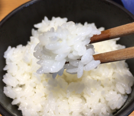 新米の福井県産「ハナエチゼン」1kg を買って、炊いて、味わってみました